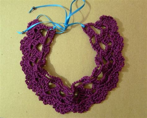 Crochet Necklace Simple And Stylish