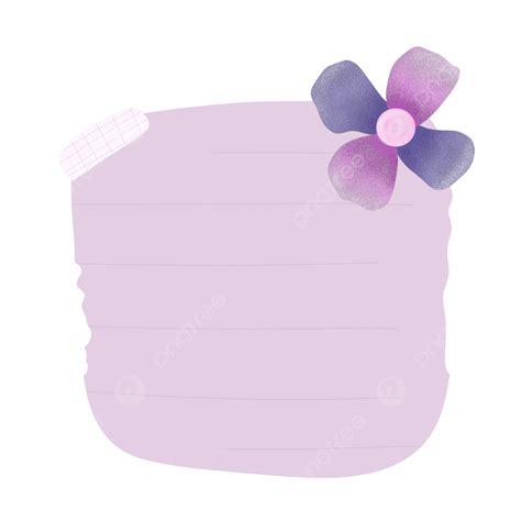 Jolies Notes De Lilas PNG Remarques Notes Mignonnes Notes