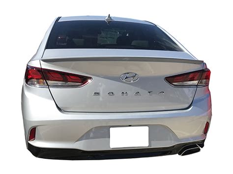 Hyundai Sonata Flush Mount Spoiler 2018 2019 Factory Style PU Tech