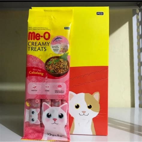 Jual Meo Creamy Treats Isi 4 Pcs Ikan Cakalang Cemilan Kucing Cat