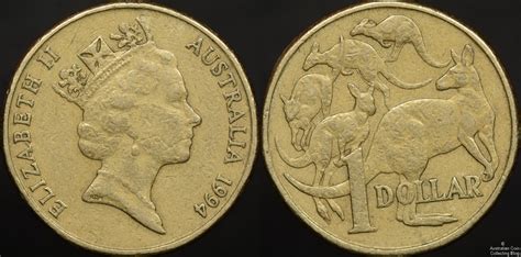 Australia 1994 Mob Of Roos Dollar Rabbit Ear Variety Our Coin Catalog