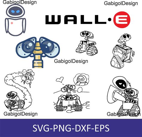 Wall E Vector SVG WALL E Svg Disneyland Ears SVG Vector In Svg Png