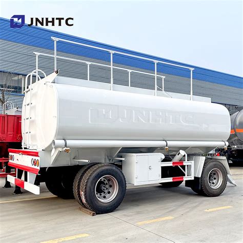 China Fuel Oil Water Transport Tanker Trailer Drawbar Trailer Truck