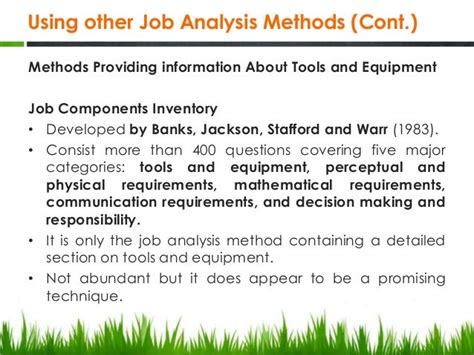 Chapter 2 Job Analysis And Evaluation 1