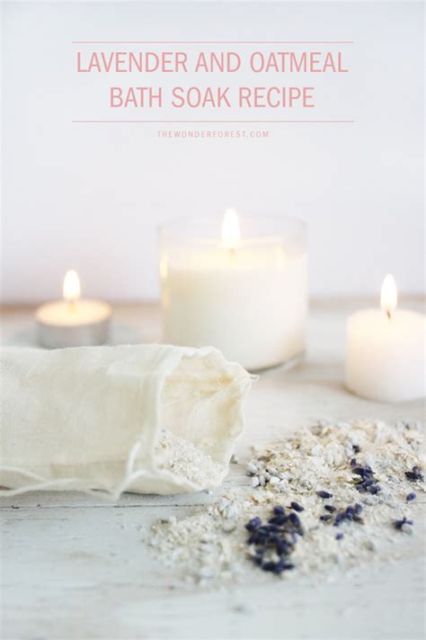 Homemade Lavender And Oatmeal Bath Soak Recipe Wonder Forest Design Your Life