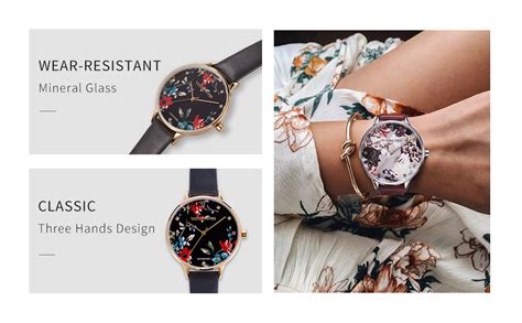 Victoria Hyde Fashion Elegant Floral Dial Watch For Women Quartz