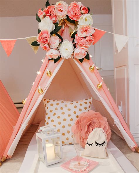 A Pink Teepee Sleepover Birthday Party Laptrinhx News