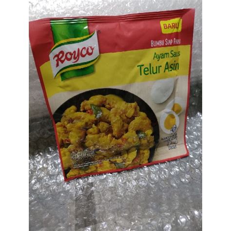 Bundle Of 3 Packets Royco Ayam Saus Telur Asin 22g Shopee Singapore