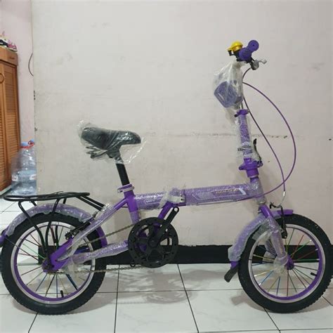 Jual Sepeda Lipat Anak Perempuan 16 inch Merk Kouan di Lapak Kereta ...