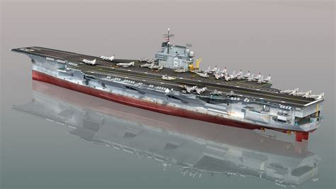 USS Ranger CV-61 model - TurboSquid 1880434