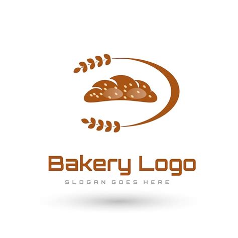 Um logotipo de padaria um ícone de pão Vetor Premium