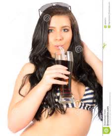 Jeune Femme Attirant Dans Le Bikini Photo Stock Image Du Longtemps Swimsuit 43587874