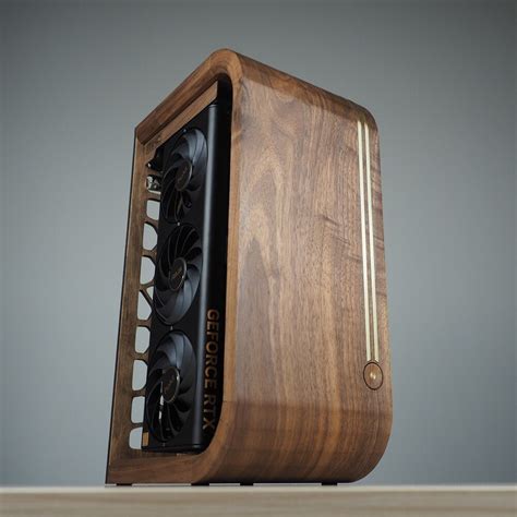 Walnut And Brass PC Case Builds Gg