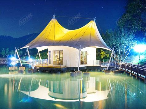 China Luxury Tent Hotel Jungle Tented Resort Eco Glamping Lodges