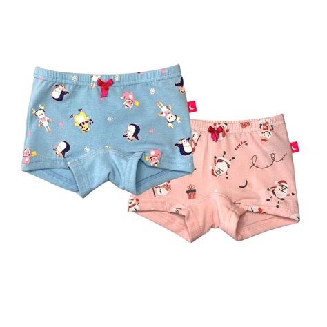 Kit C 2 Calcinhas Boxer Em Cotton Estampada Cintura Embutida