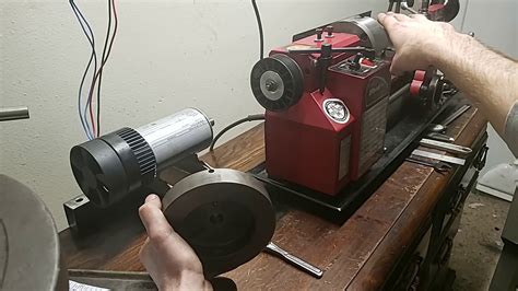 Chinese Mini Lathe Upgrade Using Treadmill Motor And Control Unit Youtube