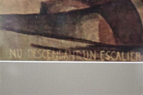 Lot Nude Descending A Staircase No Marcel Duchamp Philadelphia Museum Of Art Print By