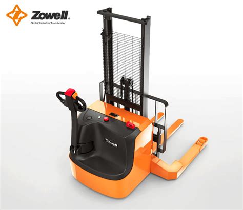 Zowell Ton Ac Drive Motor Full Electric Lift Truck Pallet Stacker