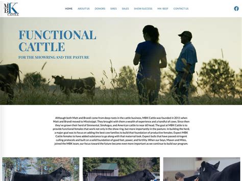 Mbk Cattle Web Design Ranch House Designs Inc