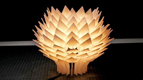 Making An Acrylic Flower Lamp With A Laser Cutter YouTube