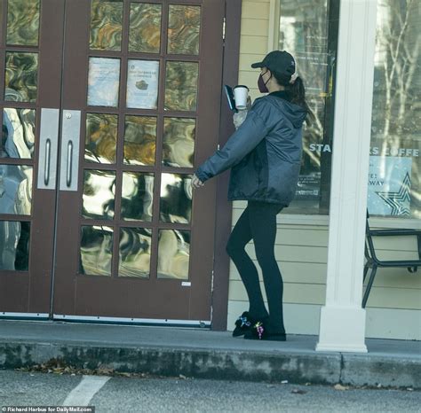 Alec Baldwin And Wife Hilaria Step Out For A Coffee Run In Small Town