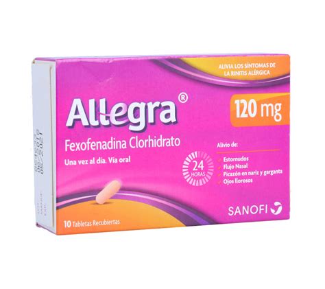 Allegra 120Mg Tabletas FarmaciaRD