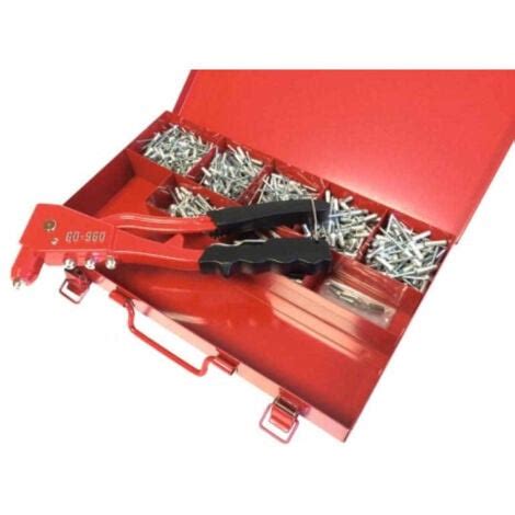 Coffret De Rivetage Rivets Aveugles Multi Serrages Et Pince Rivets