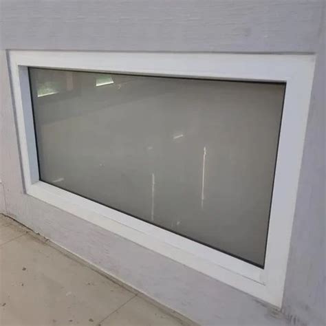 White Upvc Glass Fixed Window At Rs Sq Ft Upvc Fixed Windows In