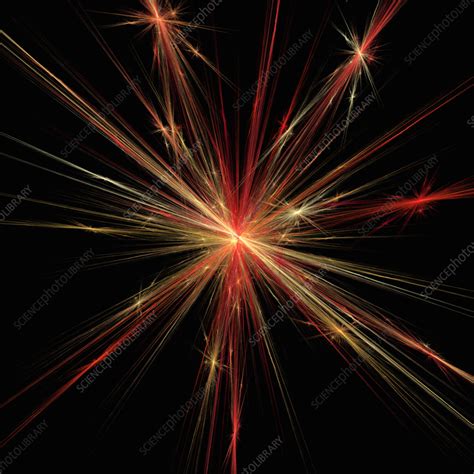 Particle Collision Conceptual Illustration Stock Image F0374178