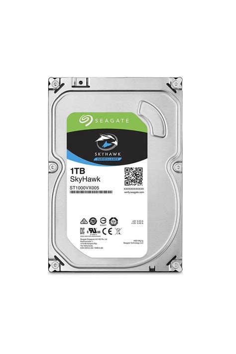 Seagate Skyhawk 1 TB 3 5 ST1000VX005 64 MB 5900 Rpm Güvenlik HDD