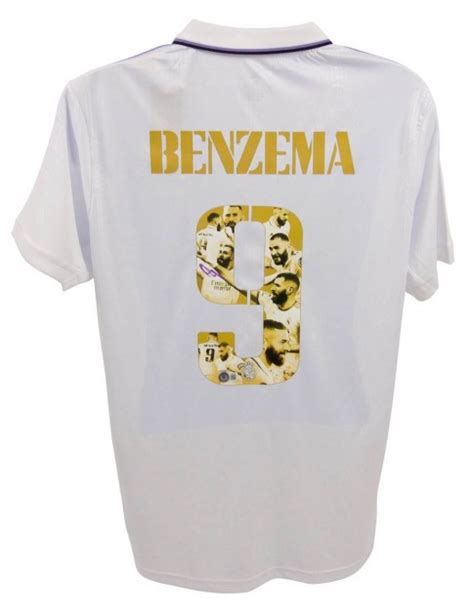 Maglia Karim Benzema Real Madrid 2023 Autografata CharityStars