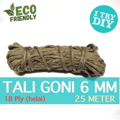 Jual Jual Tali Goni Besar Meter Tali Rami Ply Mm Jute Rope