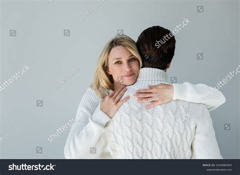 Woman And Man Hugging