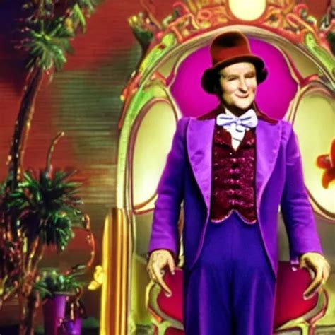 Stunning Awe Inspiring Robin Williams As Willy Wonka Stable Diffusion