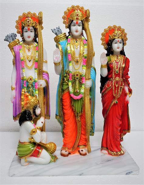 Buy Fabzone Marble Dust Lord Ram Darbar God Ram Laxman Sita Hanuman