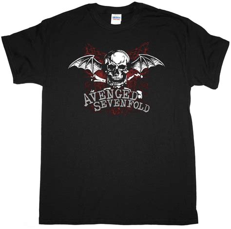 Avenged Sevenfold Logo New Black T Shirt Best Rock T Shirts
