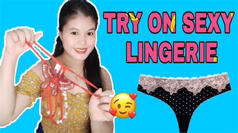 TRY ON VERY SEXY LINGERIE TRY ON HAUL YouTube