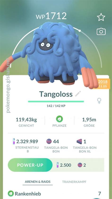 Tangrowth Pokemon Go