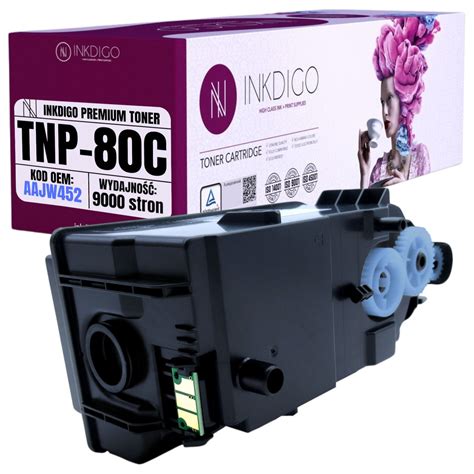 Toner Do KONICA MINOLTA Bizhub C3320i CYAN Zgodny Z TNP80C AAJW452