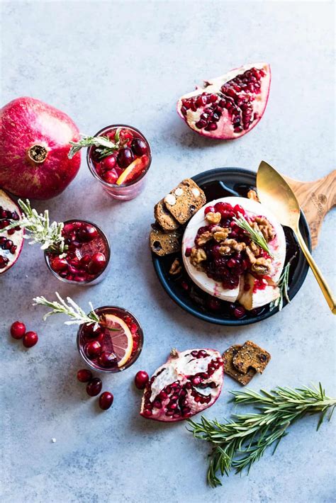 Cranberry Pomegranate Baked Brie Kitchen Confidante