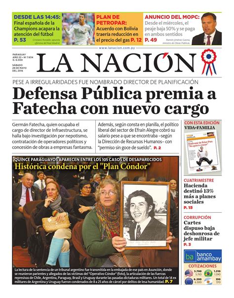 DIARIO LA NACIÓN EDICIÓN 7 634 by La Nación Issuu