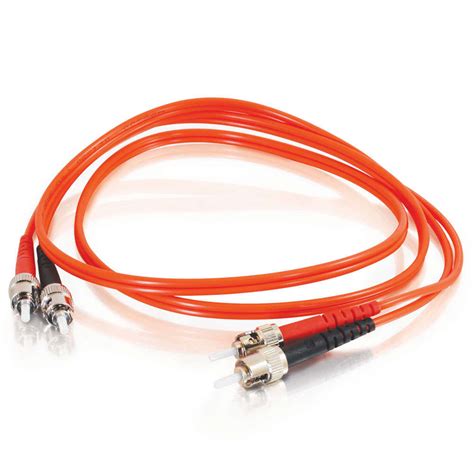 3 3ft 1m St St 50 125 Om2 Duplex Multimode Pvc Fiber Optic Cable Orange Multimode Om2