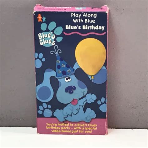 Bande Vid O Vhs Anniversaire Nick Jr Blue S Clues Nickelodeon Orange