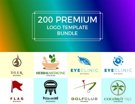 200 Premium Logo Template Bundle Graphic Graphic By Meisuseno · Creative Fabrica