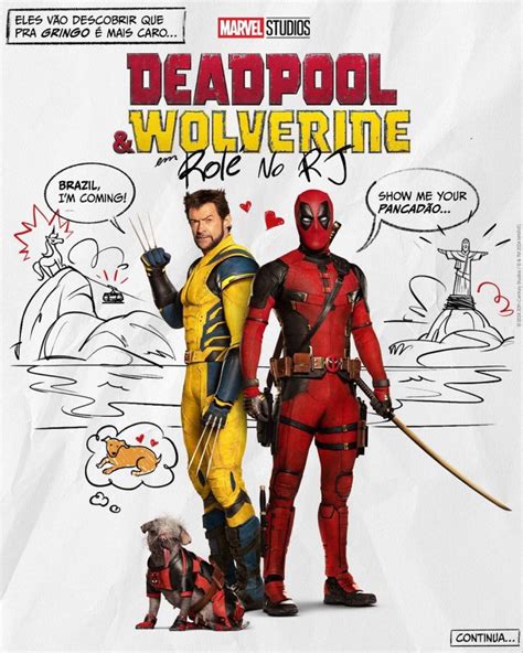 Deadpool And Wolverine Promotional Art Brazil Marvel Cinematic Universe Photo 45588368