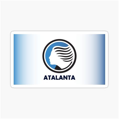 Atalanta Football Club Logo Original With Darkness Background Squares