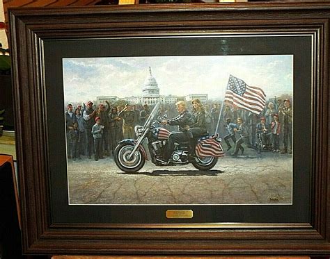 Maga Ride By Jon Mcnaughton Trump Motorcycle Ebay