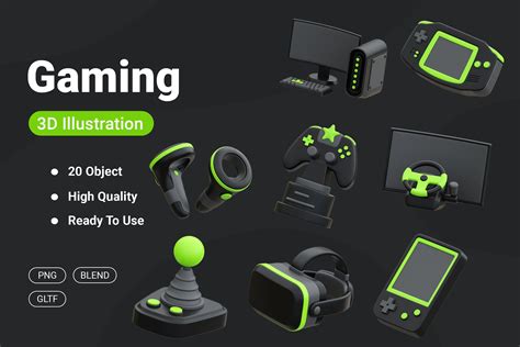 Premium Gaming 3d Illustration Pack From Sports And Games 3d Illustrations