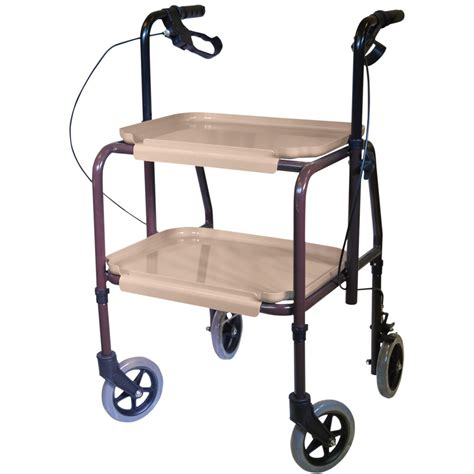 Aidapt Height Adjustable Kitchen Trolley with Brakes - VG798WB