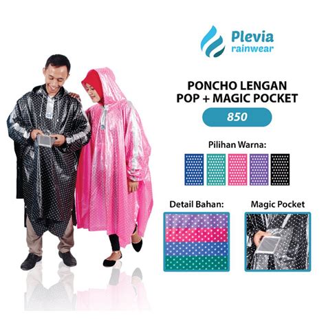 Jual Raincoat Jas Hujan Ponco Poncho Kalong LENGAN Tangan Dewasa Pria